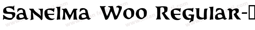 Sanelma W00 Regular字体转换